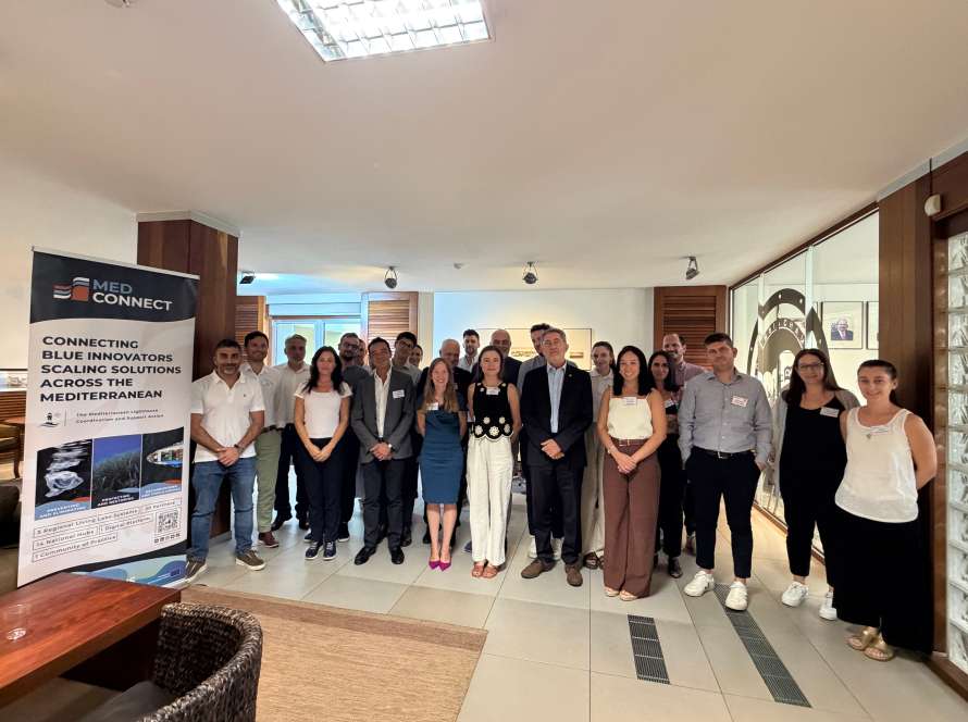 Medconnect team at the Chamber of Commerce in Limassol for the Medconnect's Kickoff